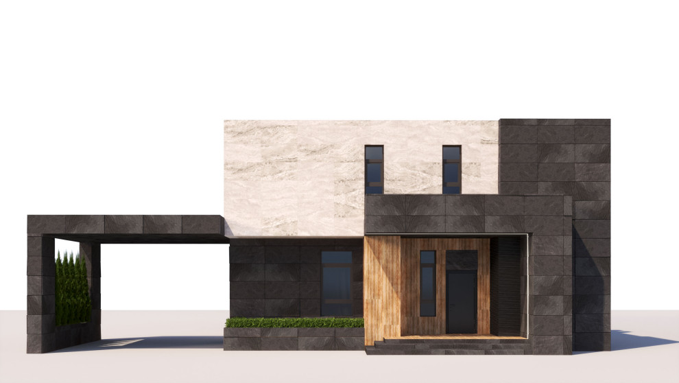 Обложка проекта: Жилой дом минимализм