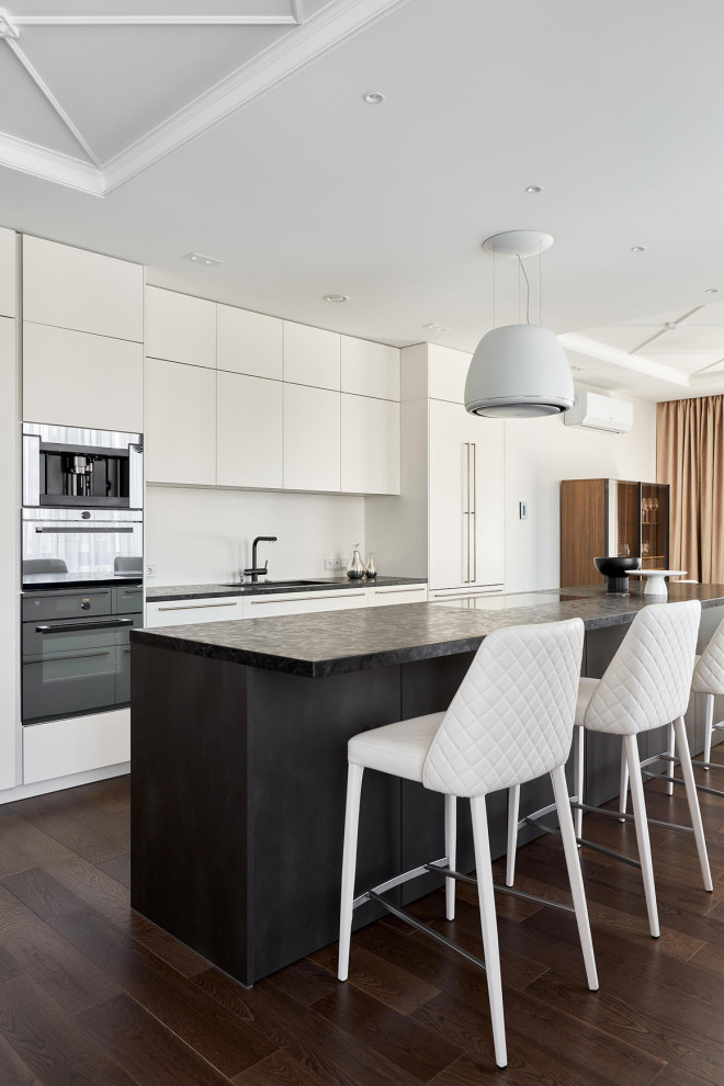 Объединение двух квартир 200 м2 в стиле неоклассика- ЖК Легенда Дальневосточного