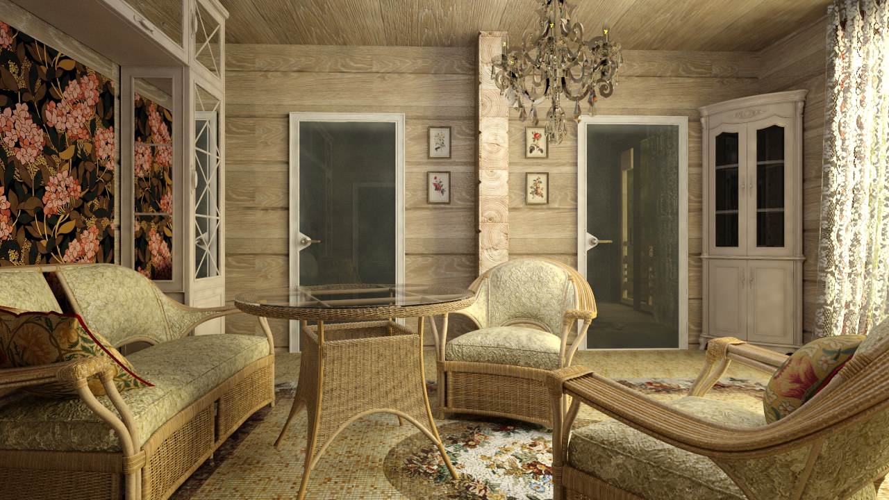 Обложка проекта: 3Д проект бани