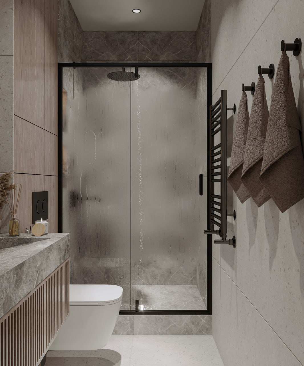 Дизайн-проект трехкомнатной квартиры в современном стиле