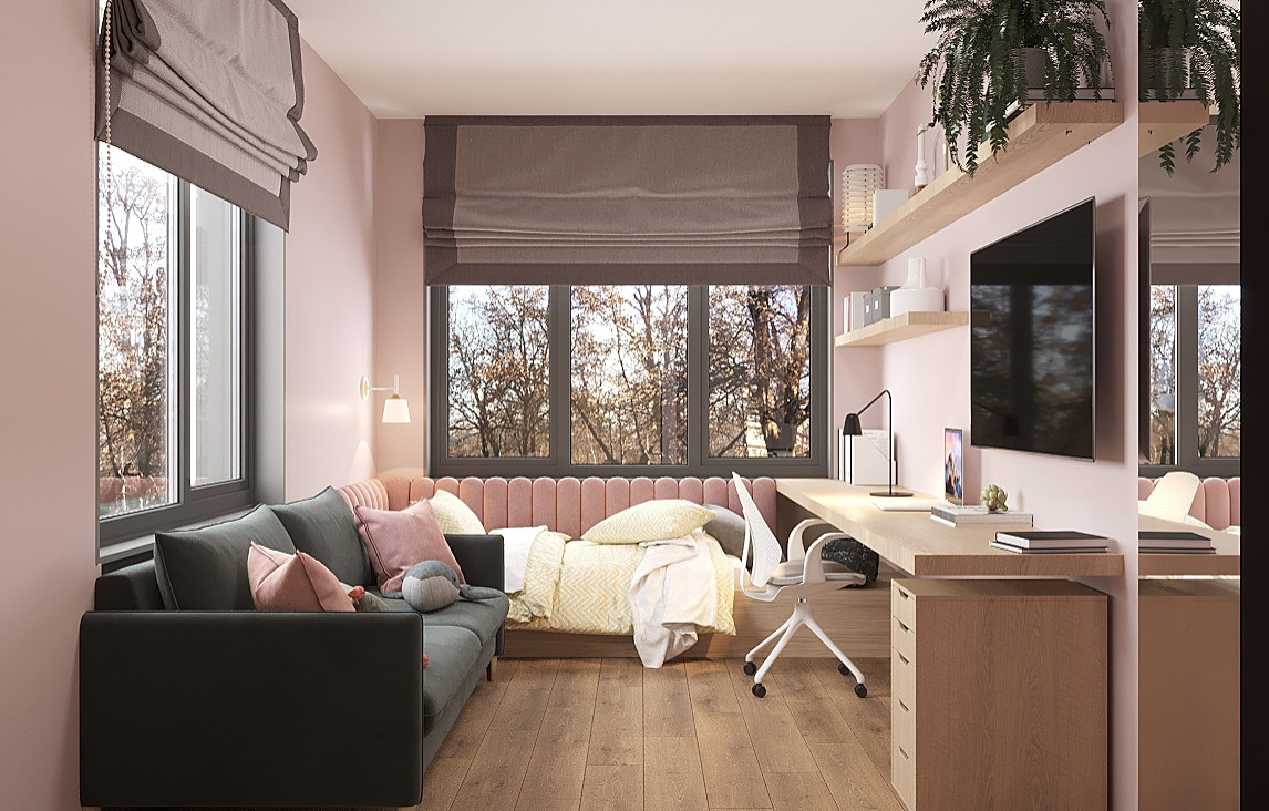 Минималистичный интерьер на Юге Москвы