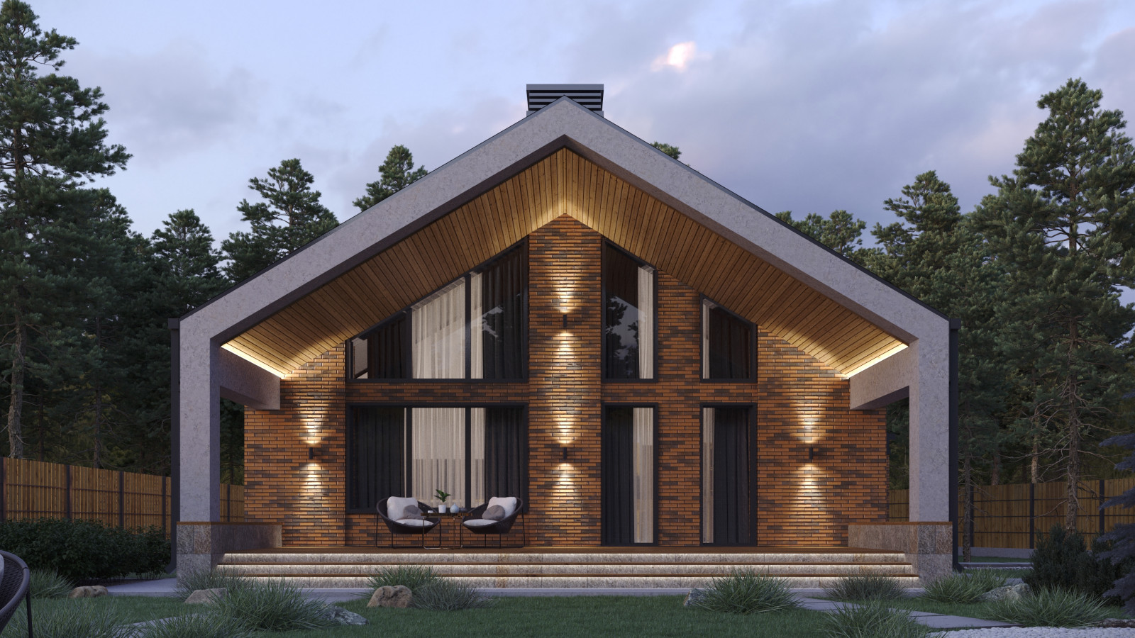 Обложка проекта: Загородный дом в г. Челябинске, поселок Белые Росы