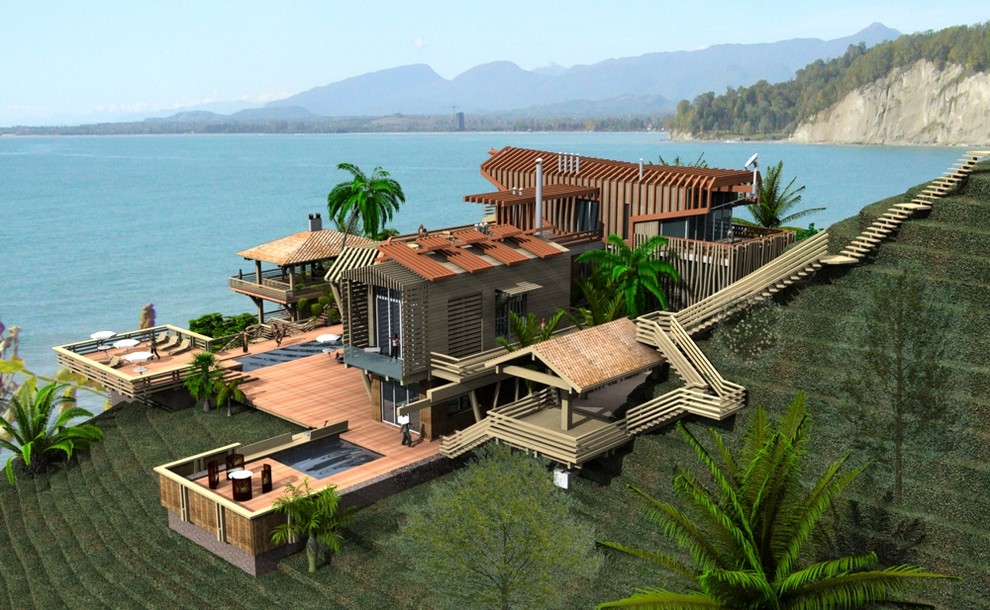 Обложка проекта: ПРОЕКТ  ВИЛЛЫ "ESPADA" В АБХАЗИИ  (2009 г.)