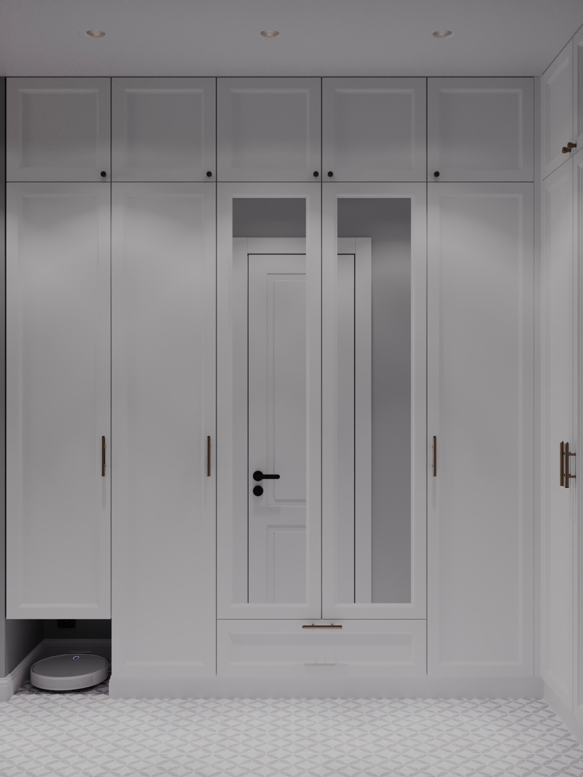 Современный mid-century в ЖК Западный Порт