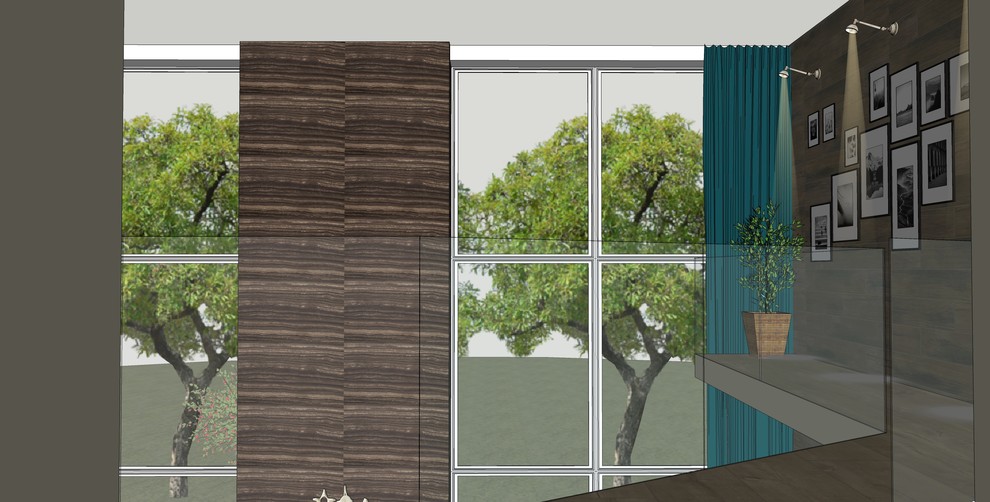 Современный дом с камином в Кольцово