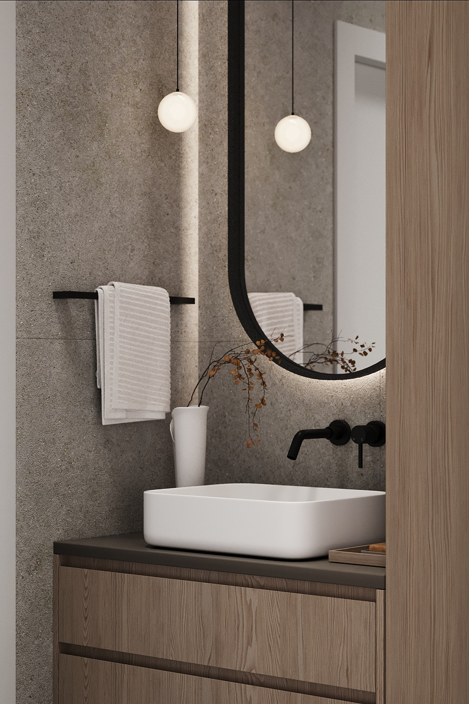 Проект интерьера для загородного дома в коттеджном поселке "Петровские озера"