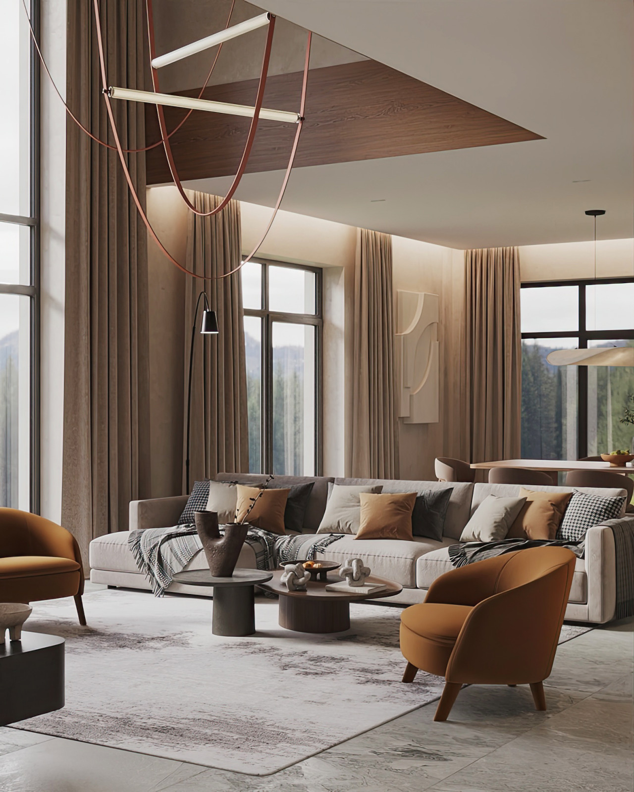 Дизайн интерьера в Образцово - 1 этаж