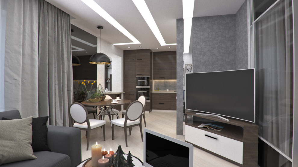 Квартира для молодой супружеской пары в жк "Лазурный"