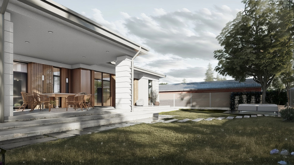 Одноэтажный дом на 190 кв.м.