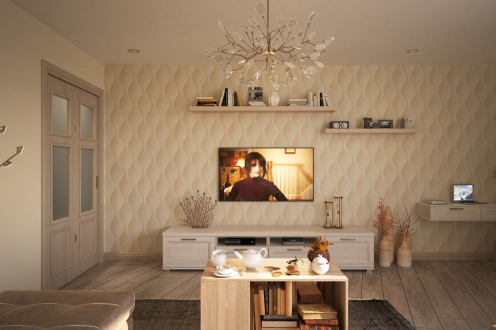 Обложка проекта: Гостиная и спальня.