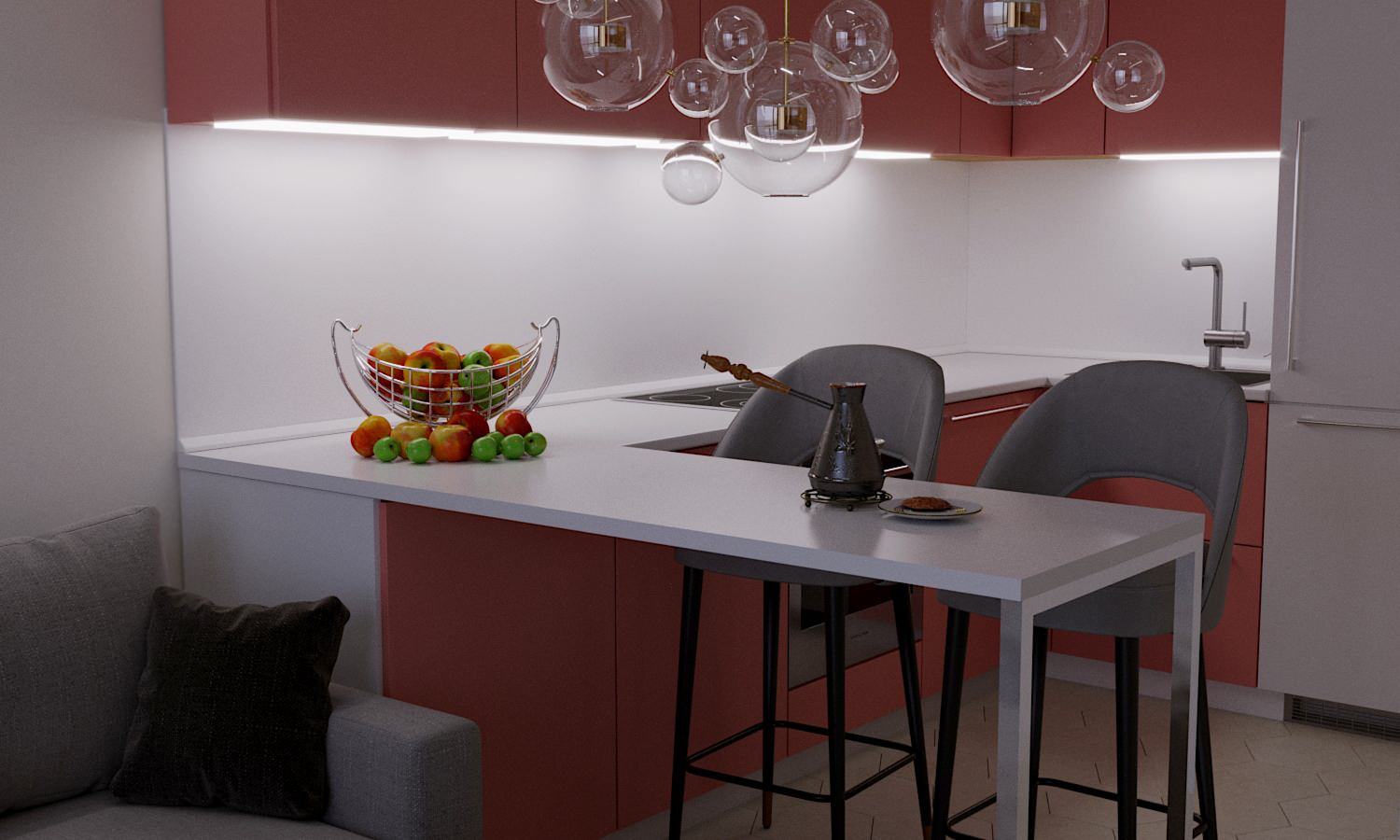 Стильная однушка в ЖК I Love