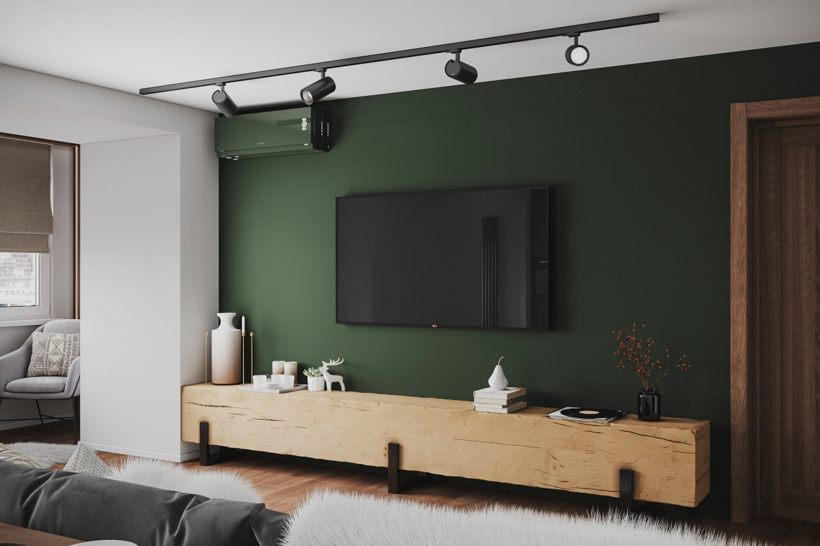 Скандинавский стиль для двухкомнатной квартиры, Народный бульвар