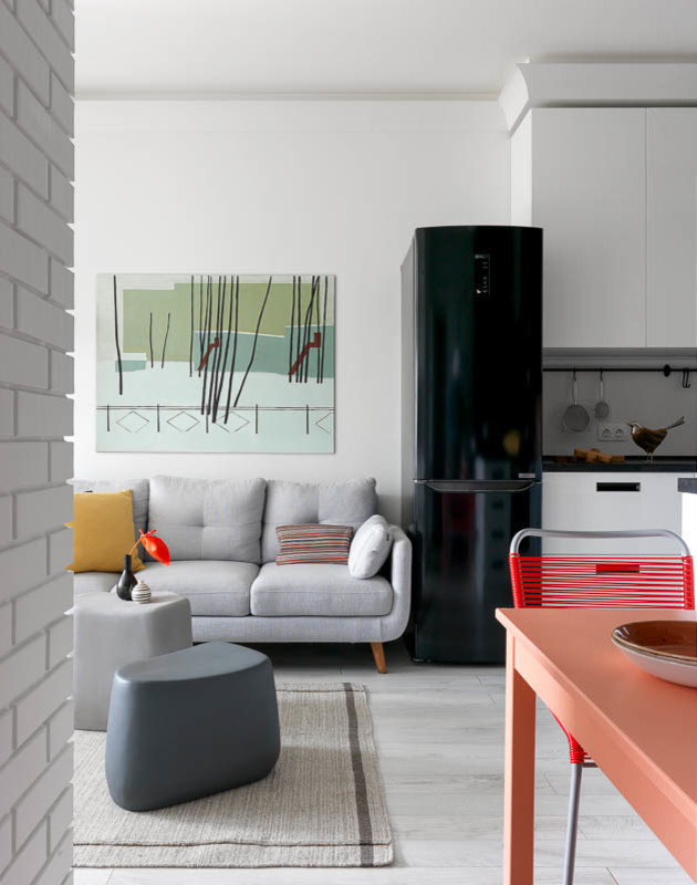 Houzz тур: 43 кв.м — из «однушки» в «трёшку»