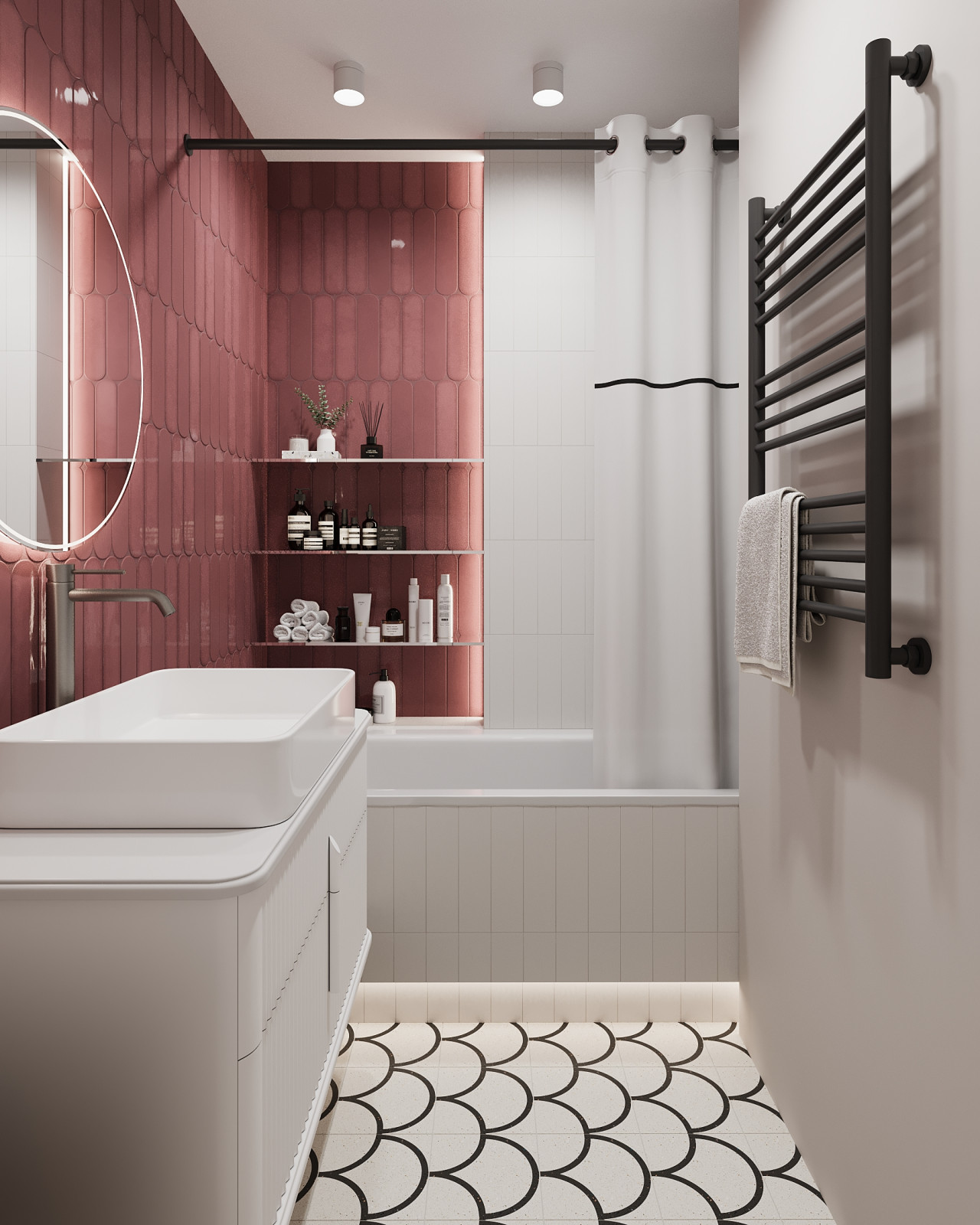 Современная классика в двухкомнатной квартире