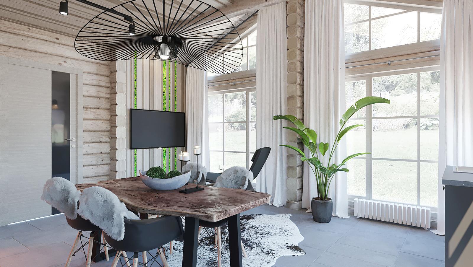 Гостиная-кухня