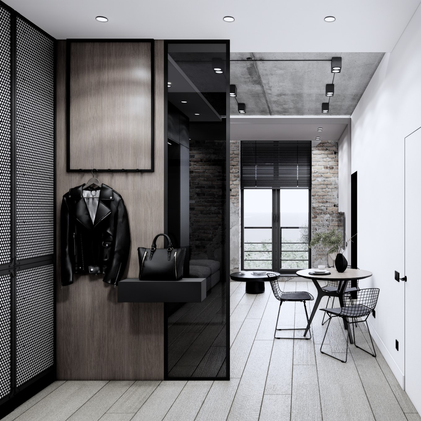 "Мужской характер" современная квартира под сдачу в ЖК "Рыбная деревня"