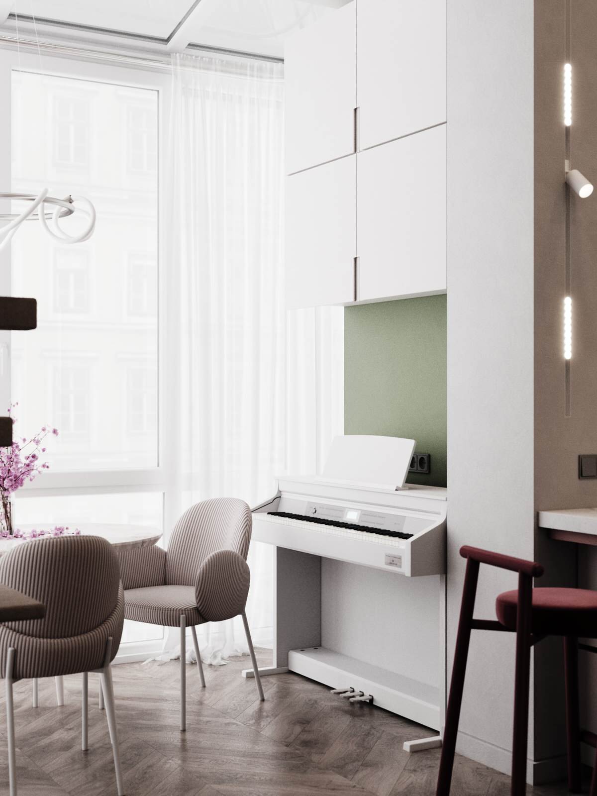 Проект двухуровневой квартиры ЖК Образцовый