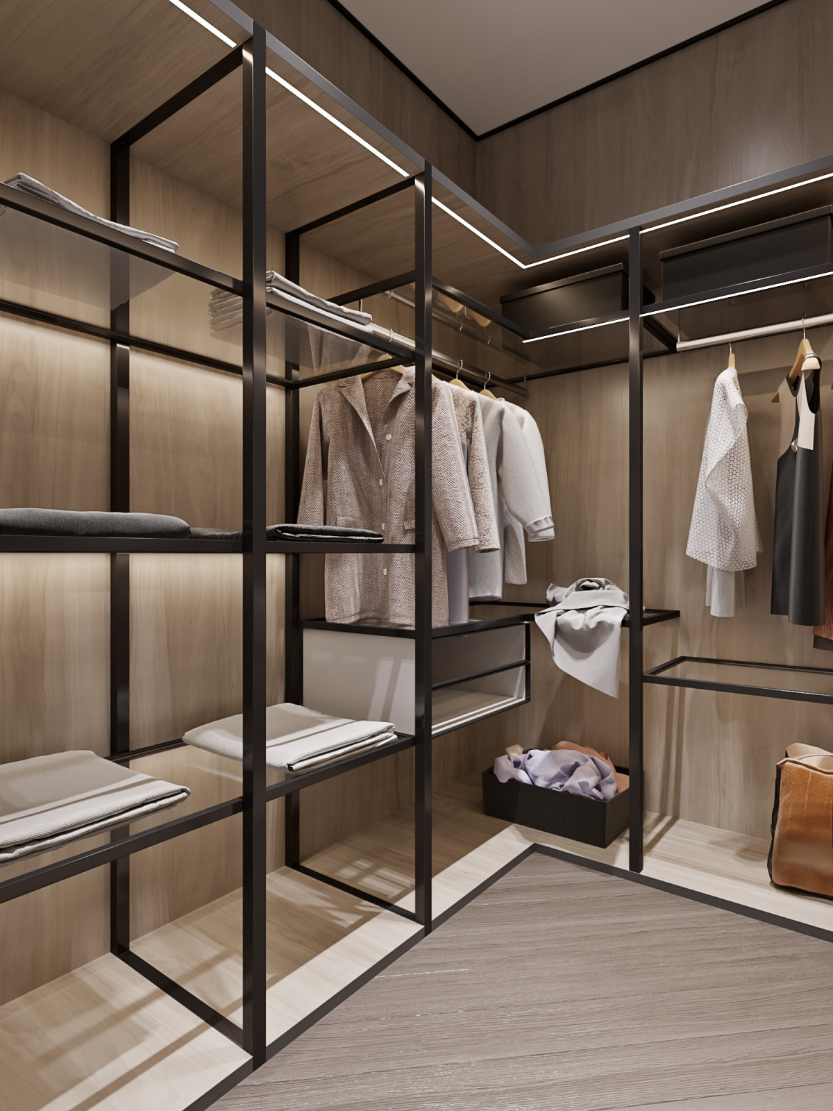 проект интерьера квартиры 150м2 Колков С.С., Камнев М.В. 2020г.