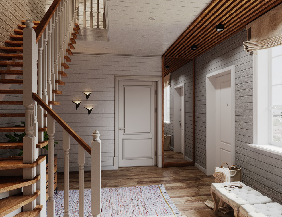 Дом, отделанный вагонкой, 55м2