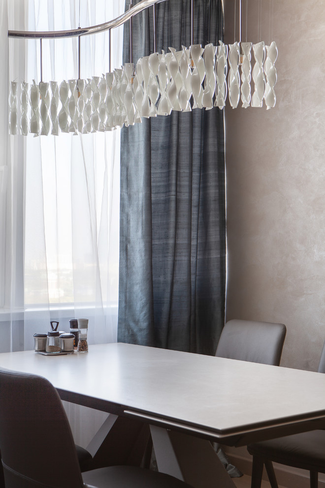 Кухня и гостиная в ЖК «Мосфильмовский»