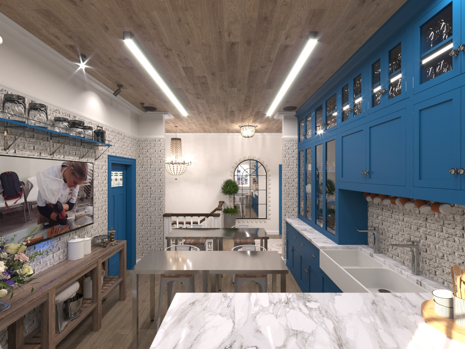 Дизай-проект интерьера кафе-пекарни