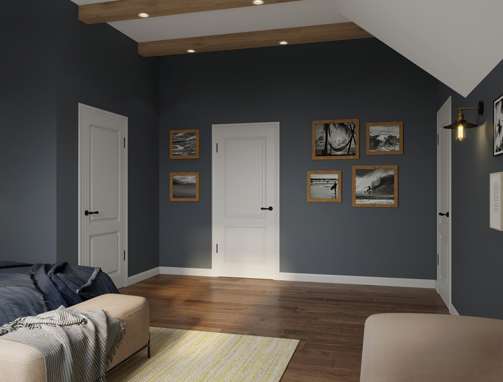 мастер-спальня. визуализация