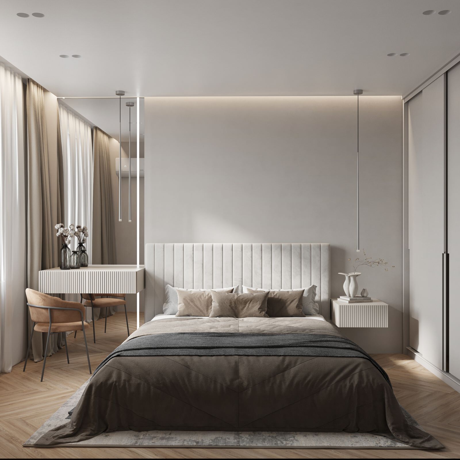 Мягкий минимализм в ЖК Сколково