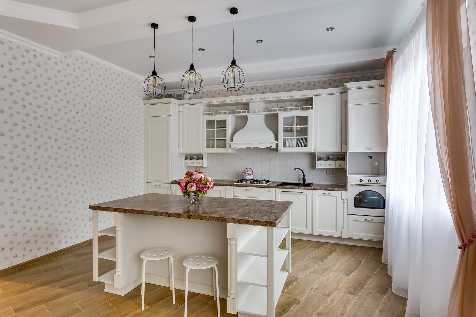 Кухня с фасадами Милан Бьянко