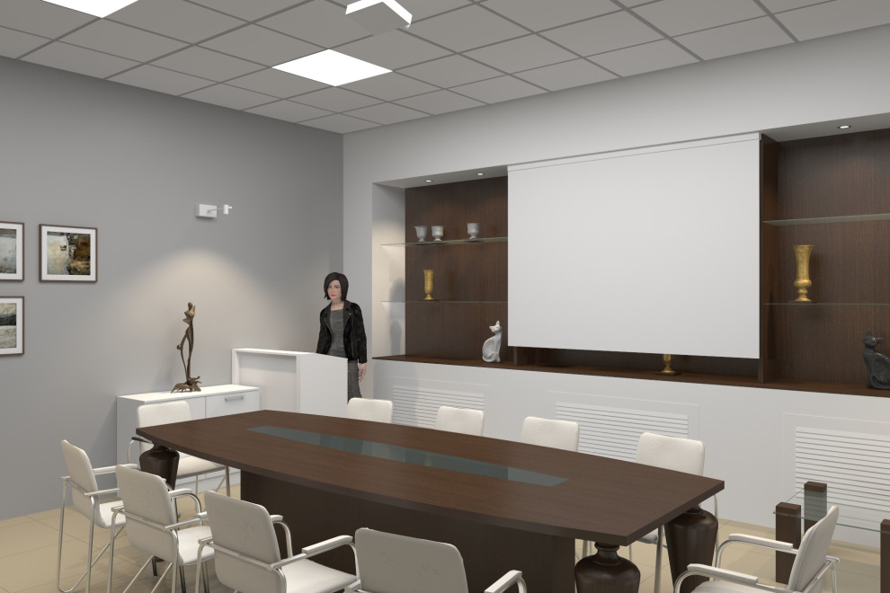 Дизайн проект музея АО "ХЗ"Планта"