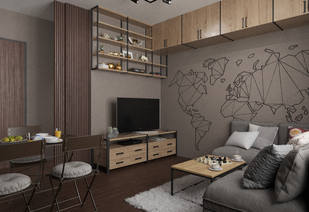 Небольшая квартира в стиле лофт