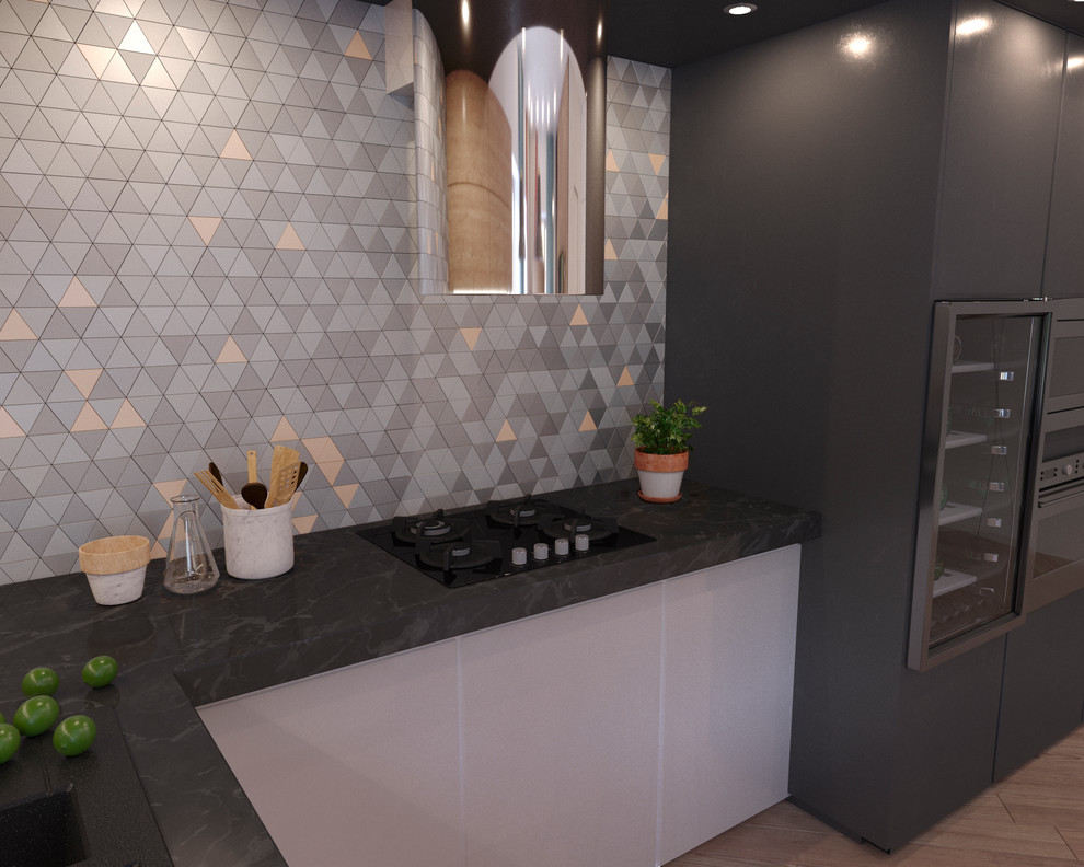 Обложка проекта: Кухня и ванная "высокого полета"