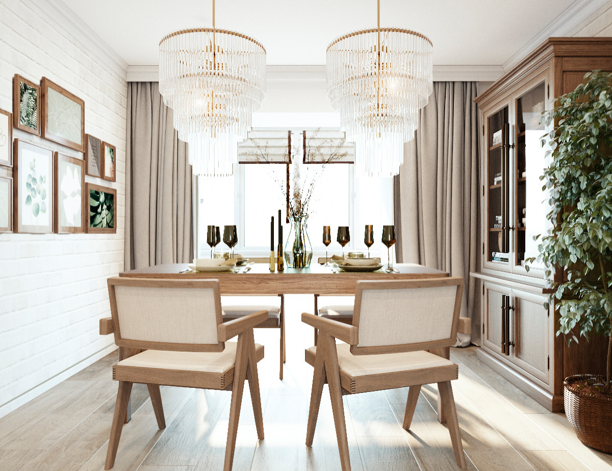 КВАРТИРА В ЦЕНТРЕ С ЭЛЕМЕНТАМИ "КОЛОНИАЛЬНОГО" СТИЛЯ