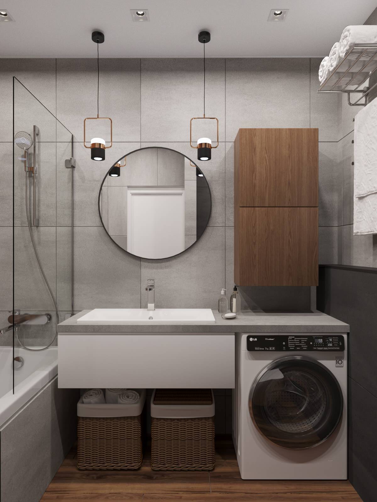 ЖК Южный Город. Современный интерьер с яркими акцентами.