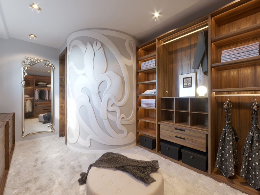 Обложка проекта: Барельеф ириса в гардеробной