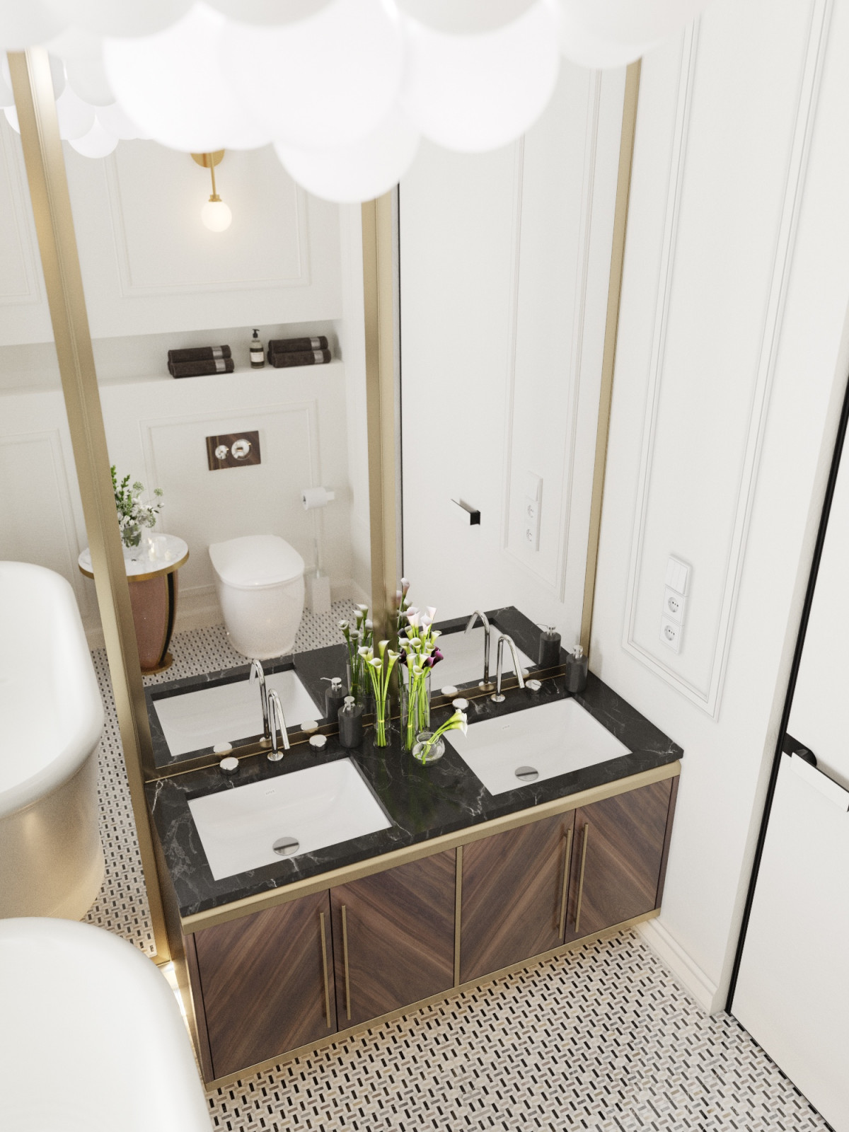 Ванная комната с окном