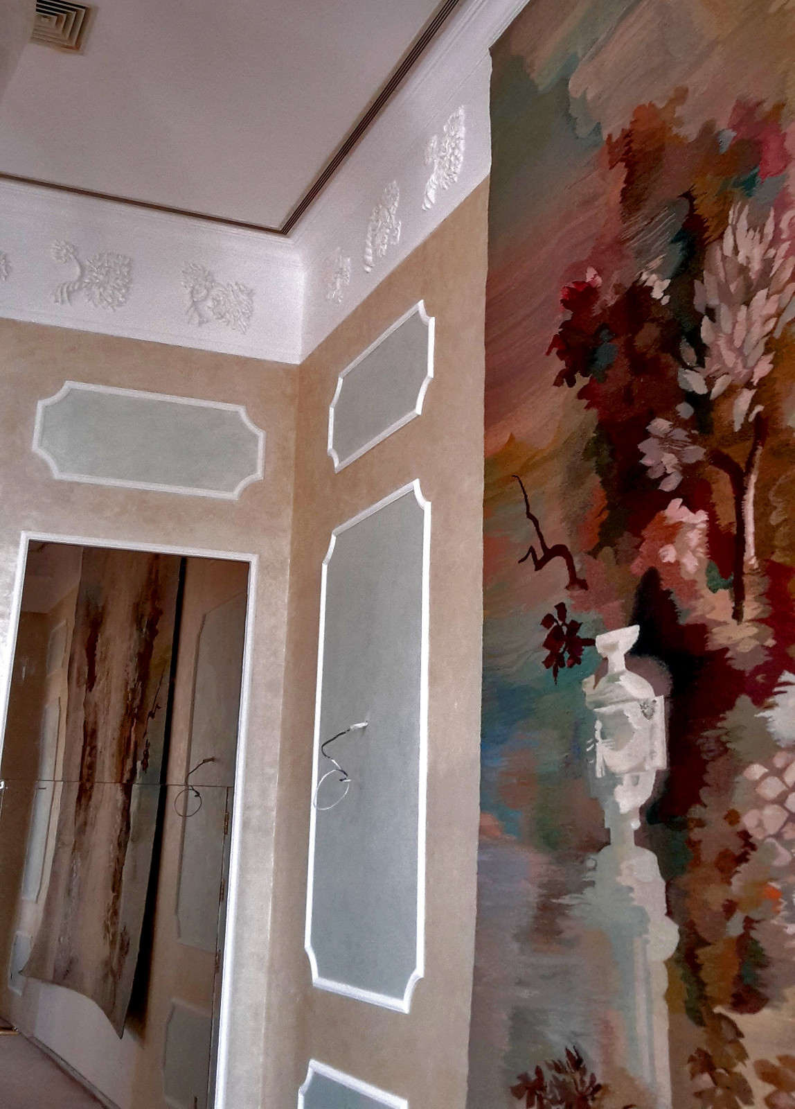 Design a Banquet hall. Embassy of Russia in Cyprus. Nicosia.