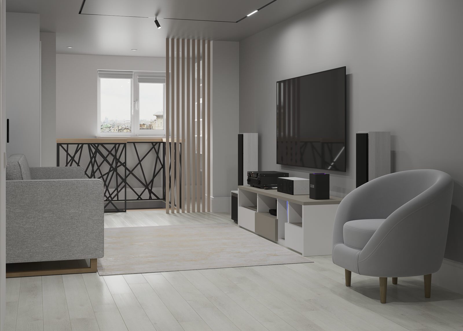 Дизайн 2-этажной квартиры