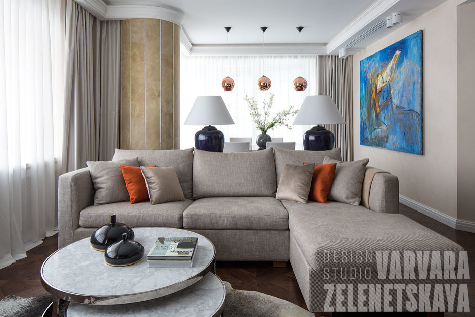 Обложка проекта: Квартира с видом на набережную 185 м2