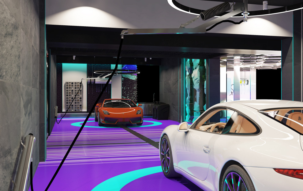 Дизайн проект авторского интерьера  Детейлинг Центра