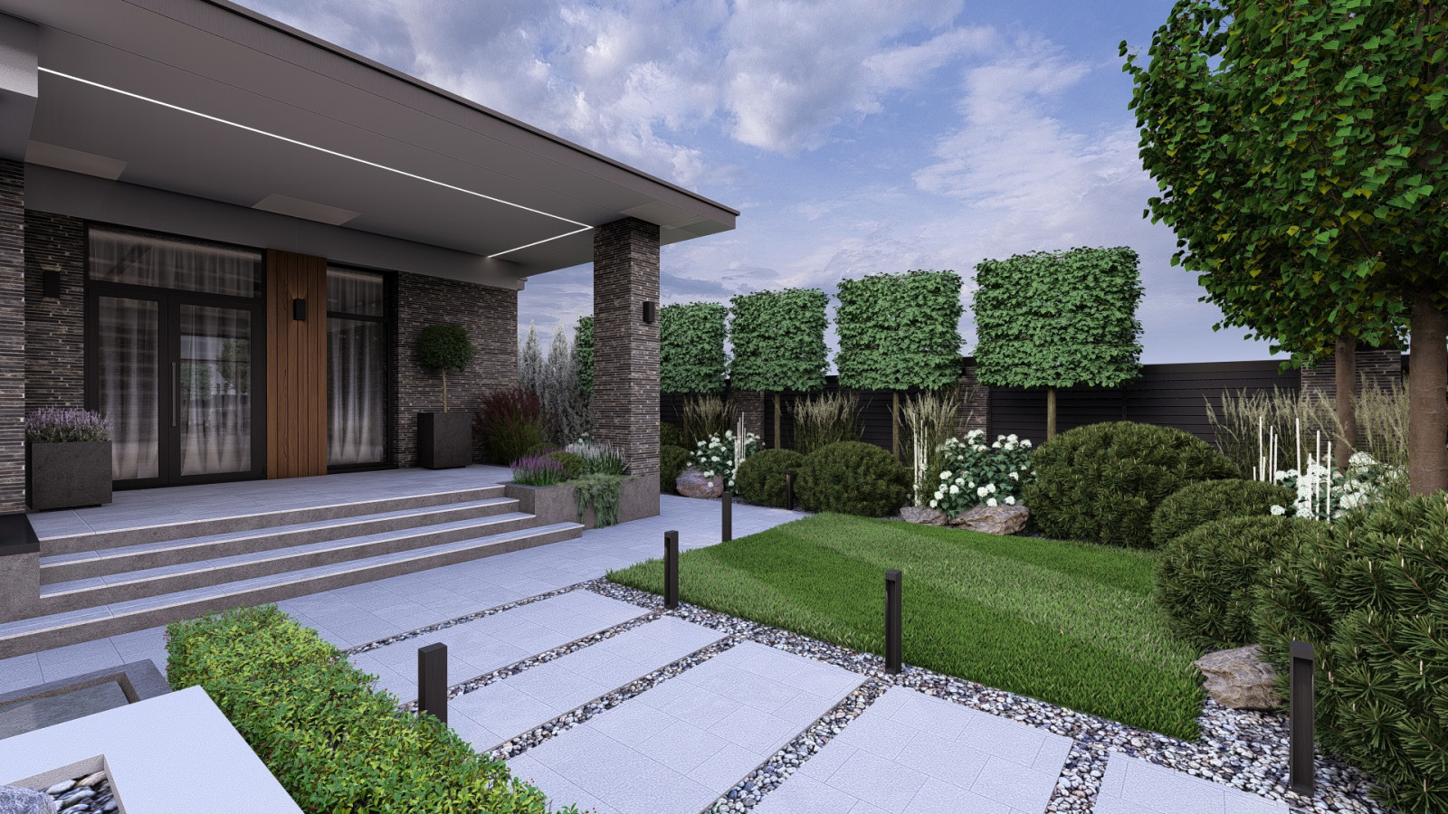 Современный сад в г.Ейск