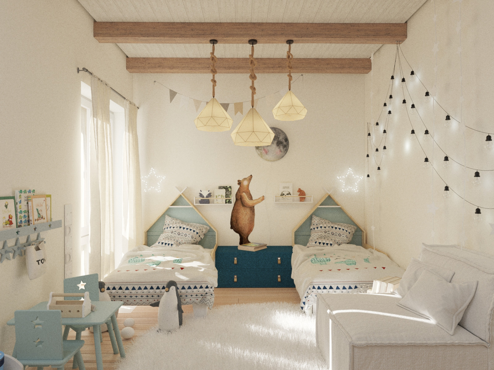 Таунхаус для семьи с двумя детьми в Геленджике.