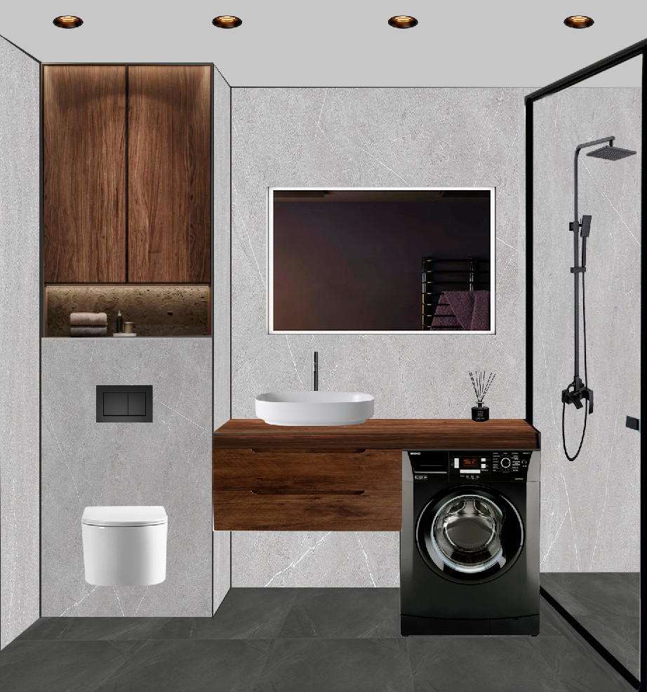 коллажи интерьеров из разных проектов