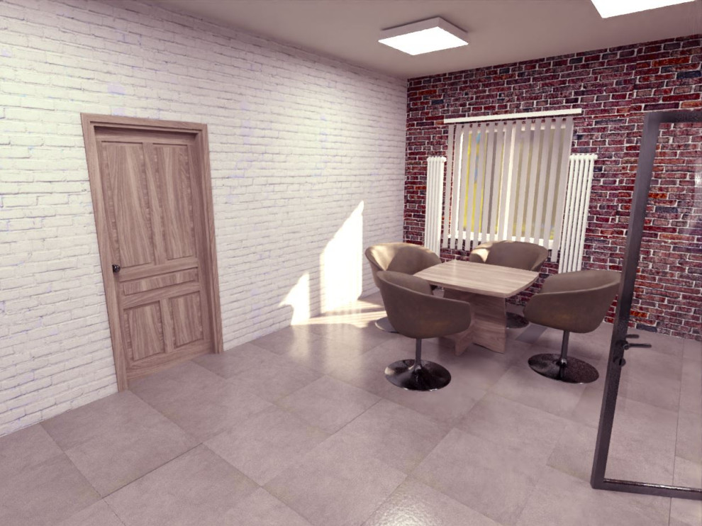 Обложка проекта: Проект небольшого офиса  для дизайн-студии в промзоне. С-Петербург.