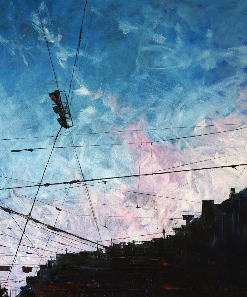 Обложка проекта: «SPb» холст, масло 100х110