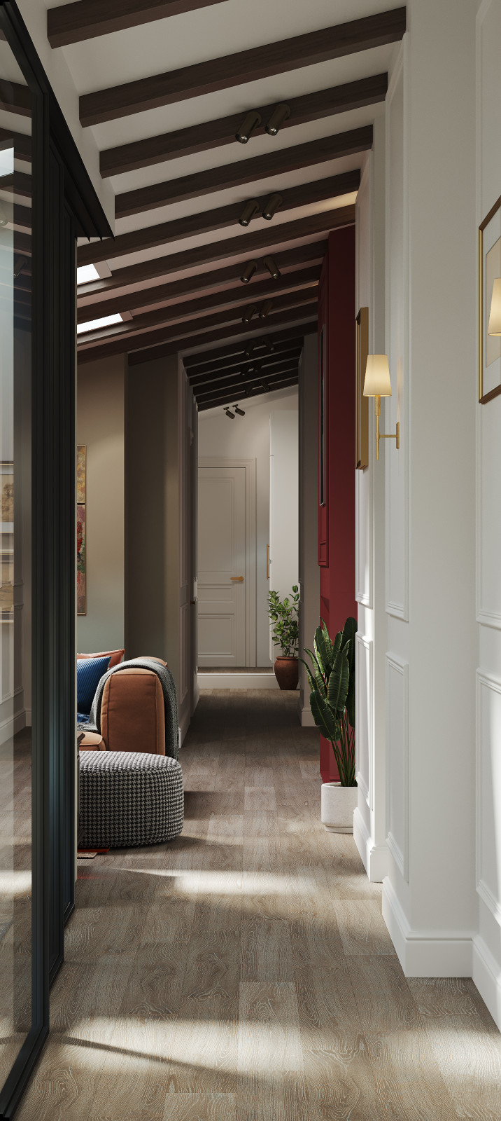 Двухэтажная квартира в центре Петербурга