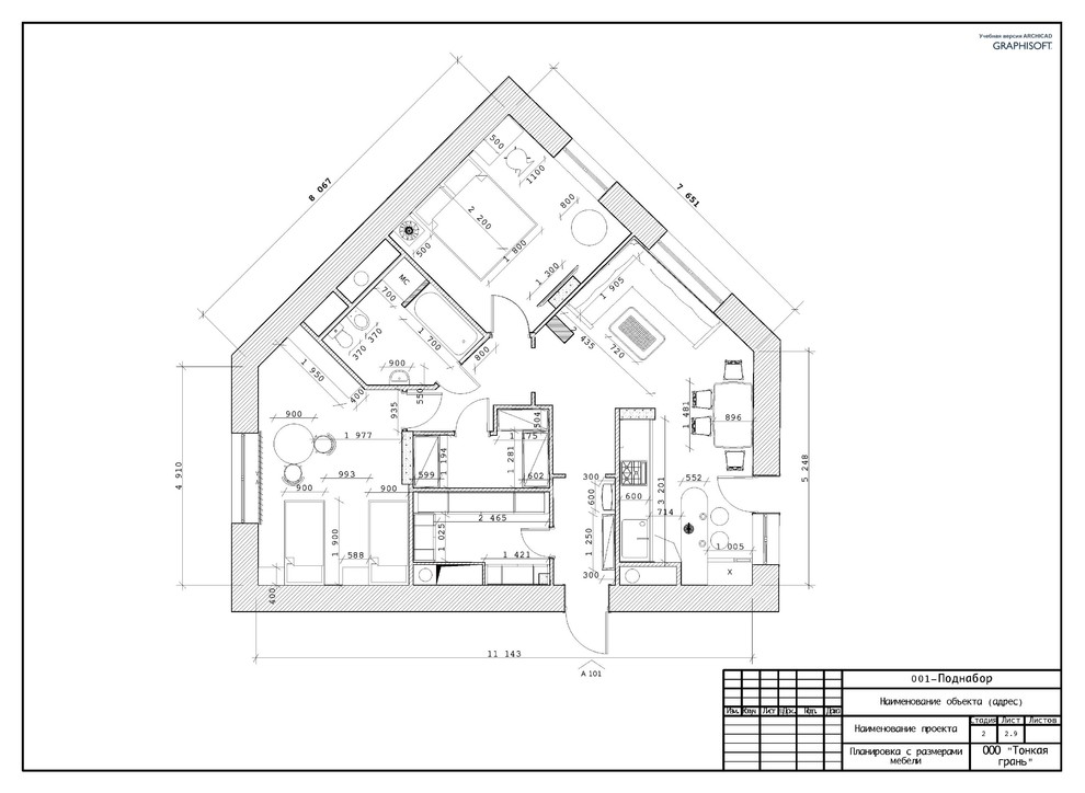 Обложка проекта: Квартира на ул. Мясницкая