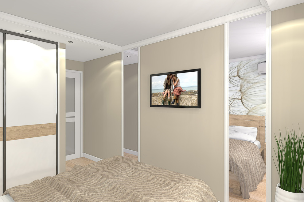 Дизайн-проект с перепланировкой в трехкомнатной квартире в панельном доме