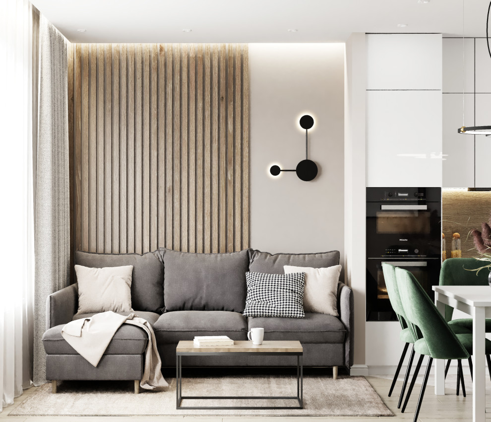 Обложка проекта: Трёхкомнатная квартира для семьи из 5 человек. 75 кв.м.