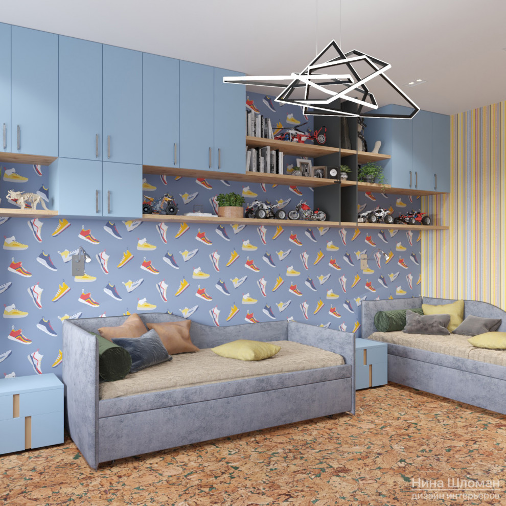 Яркая детская для двух мальчиков