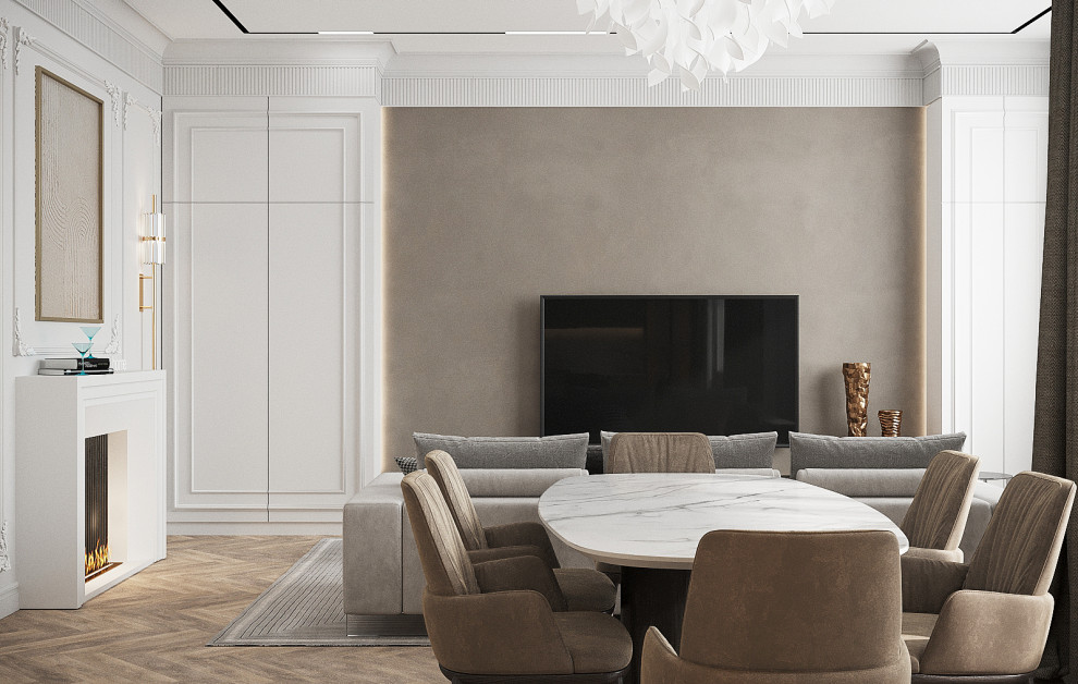 Квартира с камином